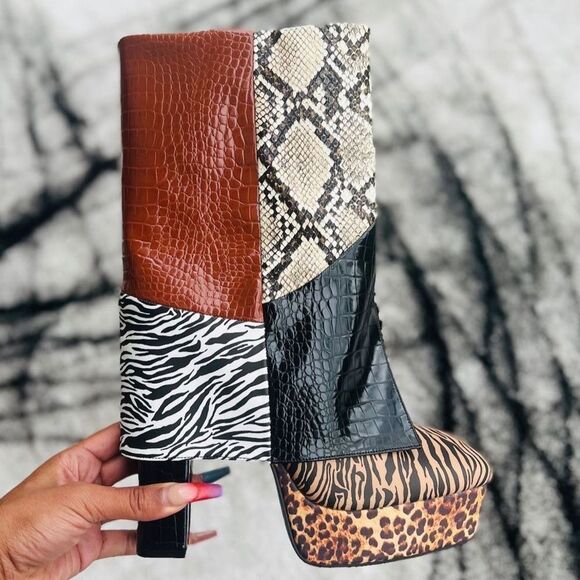 Mixed Emotions Boots Multi - Picture 2 of 5